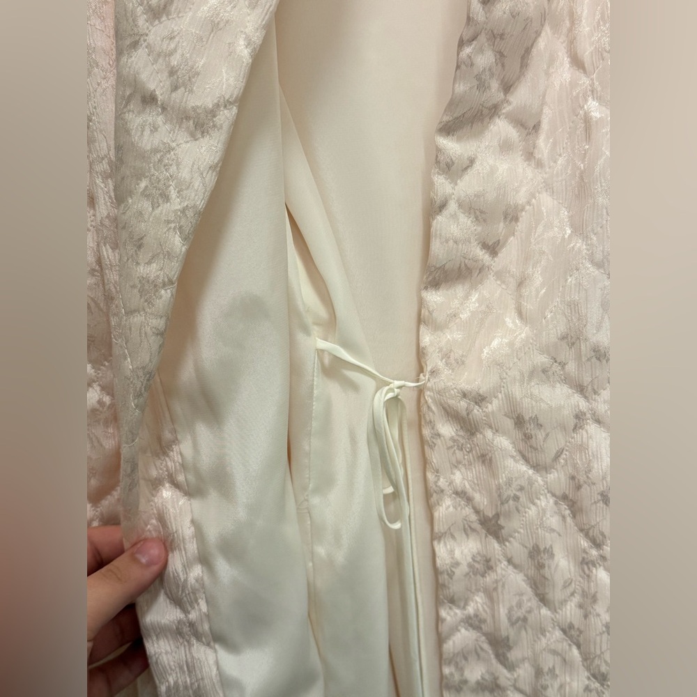 Vintage Christian Dior Pink Quilted Robe - Picture 15 of 16